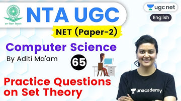NTA UGC NET 2020 (Paper-2) | Computer Science by Aditi Ma