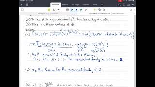 Famous Math Stats L14 Sufficient Statistics Part 7 Wealth