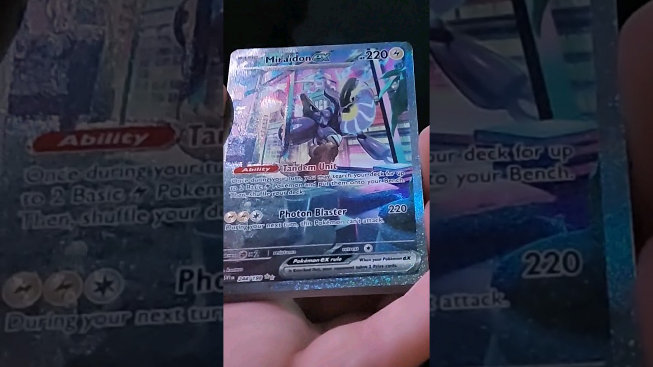 MIRAIDON ex ALT ART PULL! 