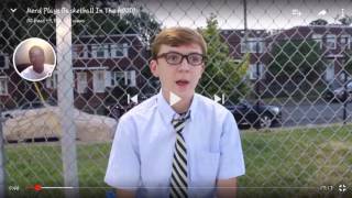 Nerd plays basketball IN THE HOOD REACTION!!