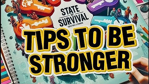 TIPS TO BE STRONGER (ENGLISH VERSION)  #stateofsurvival #games #gaming #game #gameplay #gamer