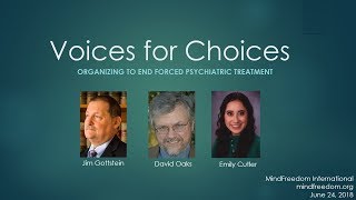 Voices for Choices Webinar: Organizing to End Forced Psychiatric Treatment
