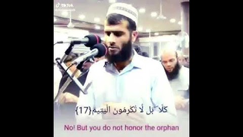 Rizgar Mohammed al kurdi surah al fajr with the translation of English رزكار محمد الكردي سورة الفجر
