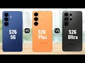Samsung Galaxy S26 vs Galaxy S26 Plus vs Galaxy S26 Ultra || Full Comparison 