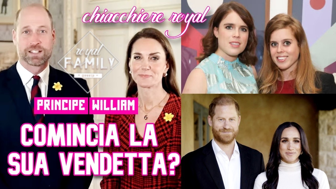 COMINCIA LA VENDETTA DI WILLIAM? BEATRICE E EUGENIE ESCLUSE, HARRY E MEGHAN TREMANO #royalfamily