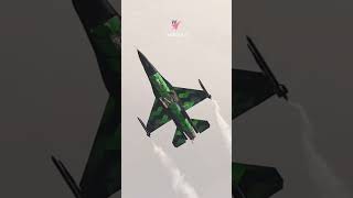 F16 Goes inverted soon after Takeoff