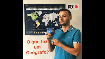 Qual é a função de um geógrafo?