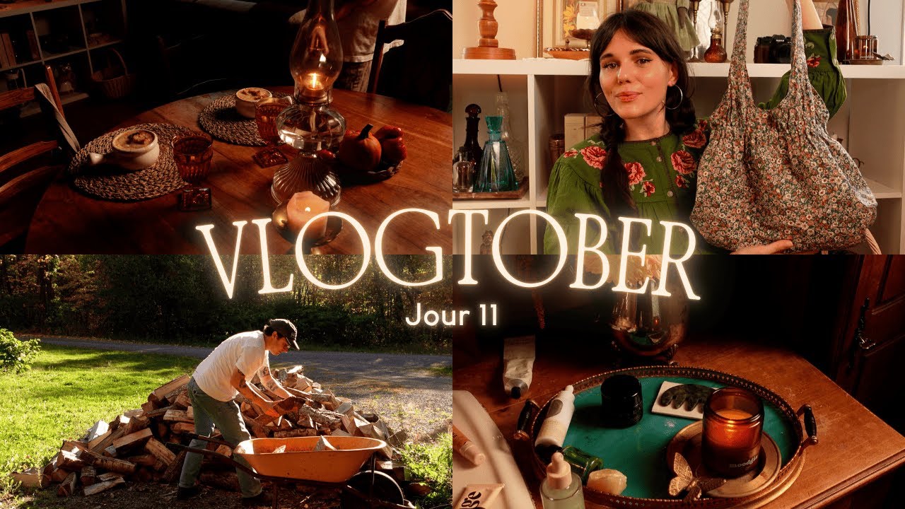 Mise à jour sur mes tricots, haul sézane & soupe à l'oignon  🥖✨🧅 | Vlogtober jour 11