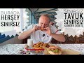 SINIRSIZ TAVUK SINIRSIZ BURGER SINIRSIZ İÇLİ KÖFTE SINIRSIZ BAKLAVA HER ŞEY SINIRSIZ #reklam 