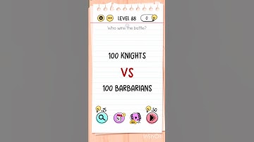 Brain Out Level 88 Challenge!" #relaxingart |Who wins the battle?