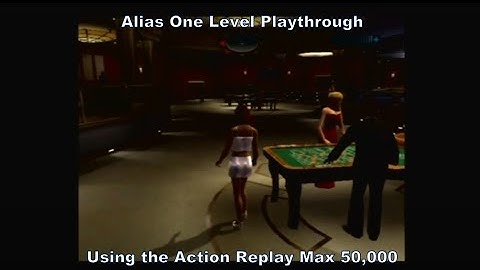 Alias One Level Playthrough using the Ps2 Action Replay Max 50,000 :D #Playstation #Ps1 #CheatCodes