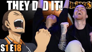 What An Emotional Ride Haikyuu Reaction S1 Ep 18