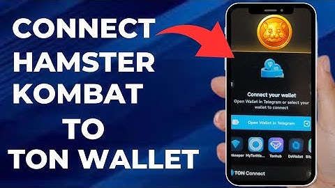 How To Connect Hamster Kombat To Ton Wallet (Best Method)