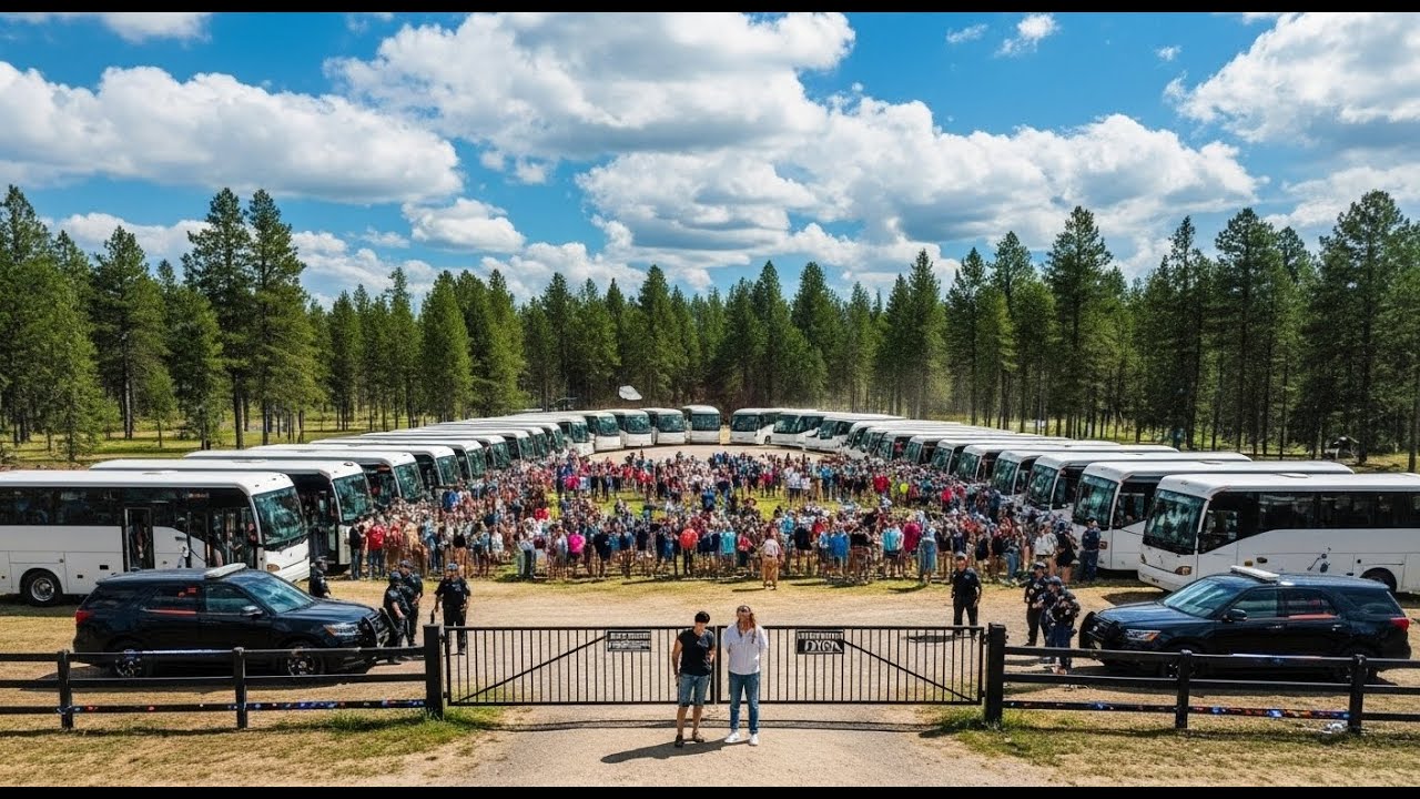 HOA Karen Tried Hosting a Party on My Land — So I Let All 10 Buses In… Then Locked the Gate