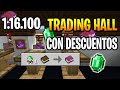 Minecraft Bedrock: Trading Hall con DESCUENTOS A 1 Esmeralda 1.16.100