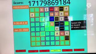 2048 8x8 getting tiles 17B-1T