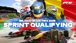 Live F1 Sprint Qualifying Belgian Gp 2025 Timing Formula 1 Commentary