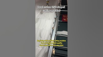 Pearl cotton CNC shaped cutting machine #factory #epe