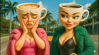 SIGMA GIRL X BALLERINA CAPPUCCINA JOIN HORSE RACING - Change Your Look | Horror Comedy Animation