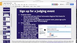 2016 Technovation Judge Training April 19