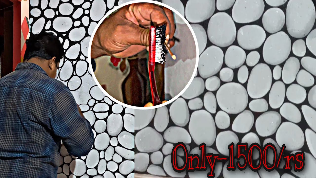 how to make low budget wall painting designing simplywall texture