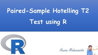 Paired-Samples Hotelling T2 Test using R | R Studio Sinhala Tutorial | Data Analysis using R