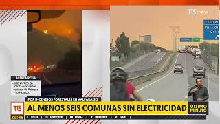 Emergencia en Valparaíso por incendios forestales: Más de 700 hectáreas consumidas por el fuego