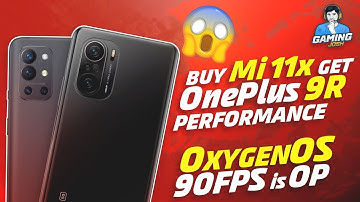 Mi 11x became OnePlus 9R with the OxygenOS Build - Killer 90FPS BGMI Performance | Gaming Josh