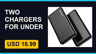 Cheap portable charger 2 pack 10000mAh fast charging | Flash Sale