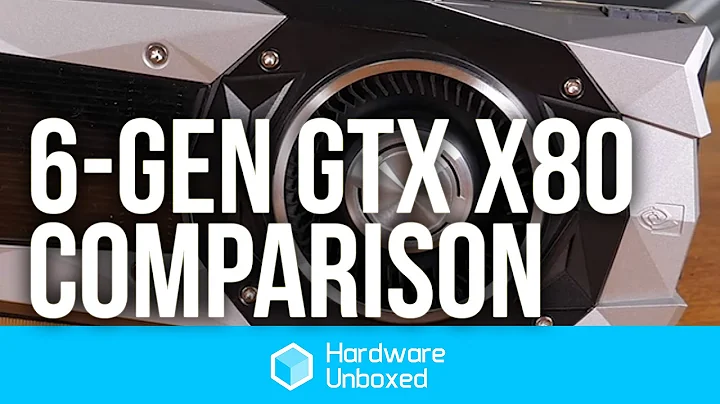 六代 GeForce GTX x80 顯卡比較：GTX 480, 580, 680, 780, 980 & 1080