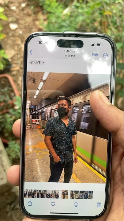 How to save an iPhone live photo as a video #iphone #iphonetricks #shorts