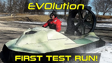 EVOlution Hovercraft, First Test