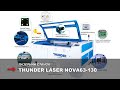 Лазерний станок Thunder Laser Nova63-130. Лазерна різка, гравіювання.