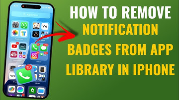 How To Remove Notification Badges From App Library In Apple Iphone | English