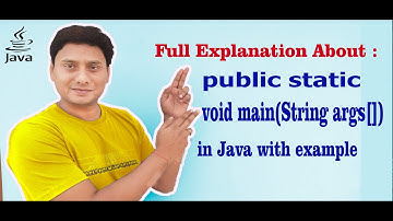 Why public static void main(String args[ ]) in Java? full Explanation | Learn Coding