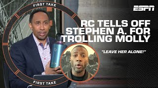 Stephen A. and Dan ROAST Molly over her hydration choices \& RC tells Stephen A. OFF 😂 | First Take