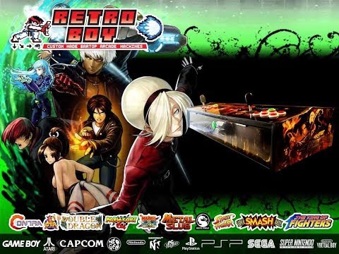 The King Of Fighters / SNK Arcade Fighting Stick with Hyperspin 18,000 games! Dragon Ball FighterZ - 동영상