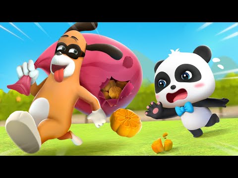 Magical Chinese Characters Ep 9 Who Took The Mooncake BabyBus TV Kids Cartoon