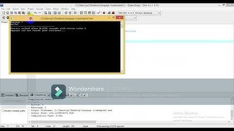 COURS N°1 Afficher un message Langage C