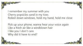 Video thumbnail of "Bridgit Mendler - Summertime From The Secret World of Arrietty Lyrics"