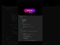 Magic Star Particles on Button Hover! ✨🖱️ #coding  #Shorts
