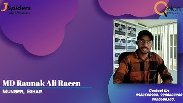 SUCCESSFULLY PLACED AS FRONTEND DEVELOPER from JSpiders BTM | STUDENT REVIEW | 2022 Placements