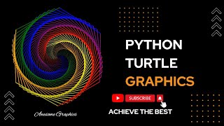Awesome Pattern by Python Turtle Graphics || With Source Code || #python #pythonprogramming #turtle