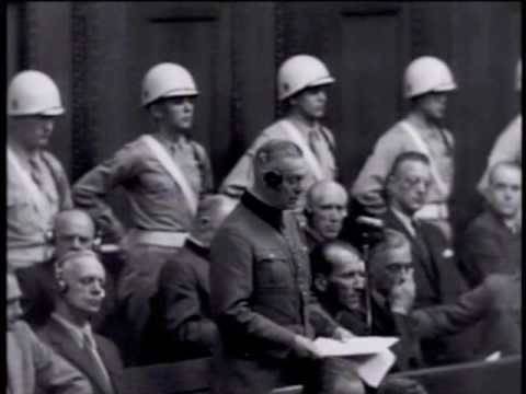 Nuremberg Trial Day 101 (1946) Wilhelm Keitel Cross Maxwell-Fyfe (AM)