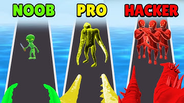 🤢 NOOB vs 😎 PRO vs 😈 HACKER - Tentacle Hit: Dark Assassin | Download Play Store APK