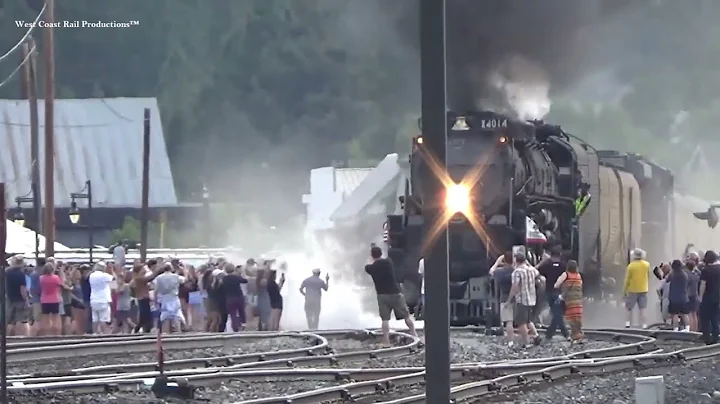 [HD] Union Pacific Big Boy 4014 Westward Tour: Donner Pass Chase with UP 1983! (07/14/24)