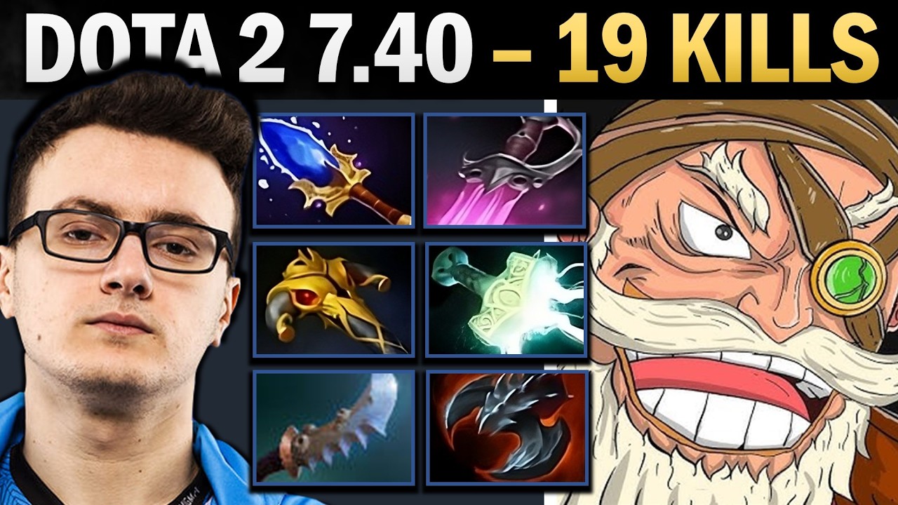 Sniper Pro Mid with Khanda and Satanic - Dota 7.41