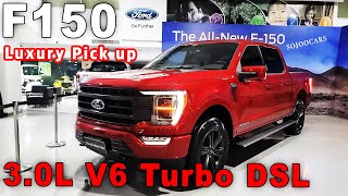 2022 All-New Ford F150 4x4 Supercrew 3.0L V6 Turbo Diesel AT Local Unit - [SoJooCars]