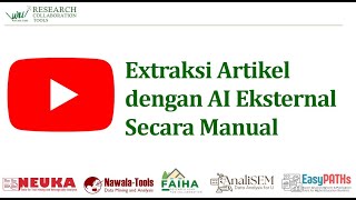 Extraksi Artikel Dengan Ai External Secara Manual