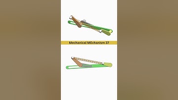 Advanced Slider Crank Mechanism with Spring #mechanical #mechanism #3ddesign #solidworks #cad